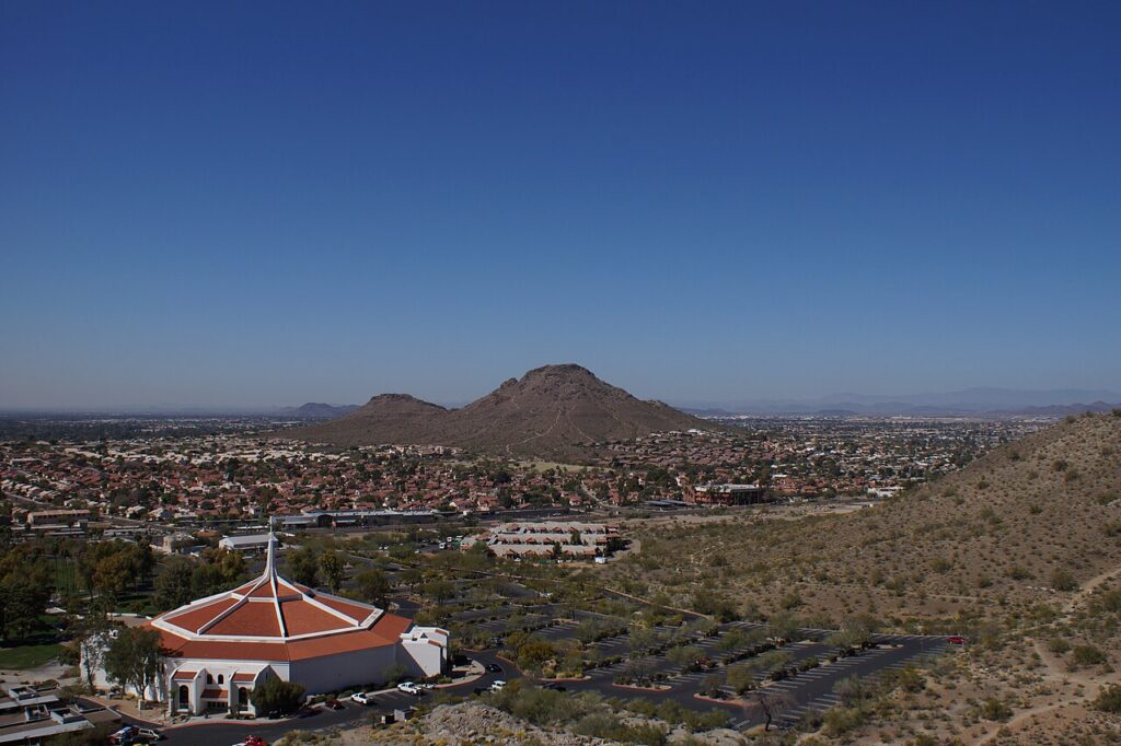 Lookout Mountain near Moon Valley, seen from Shadow Mountain in February 2014